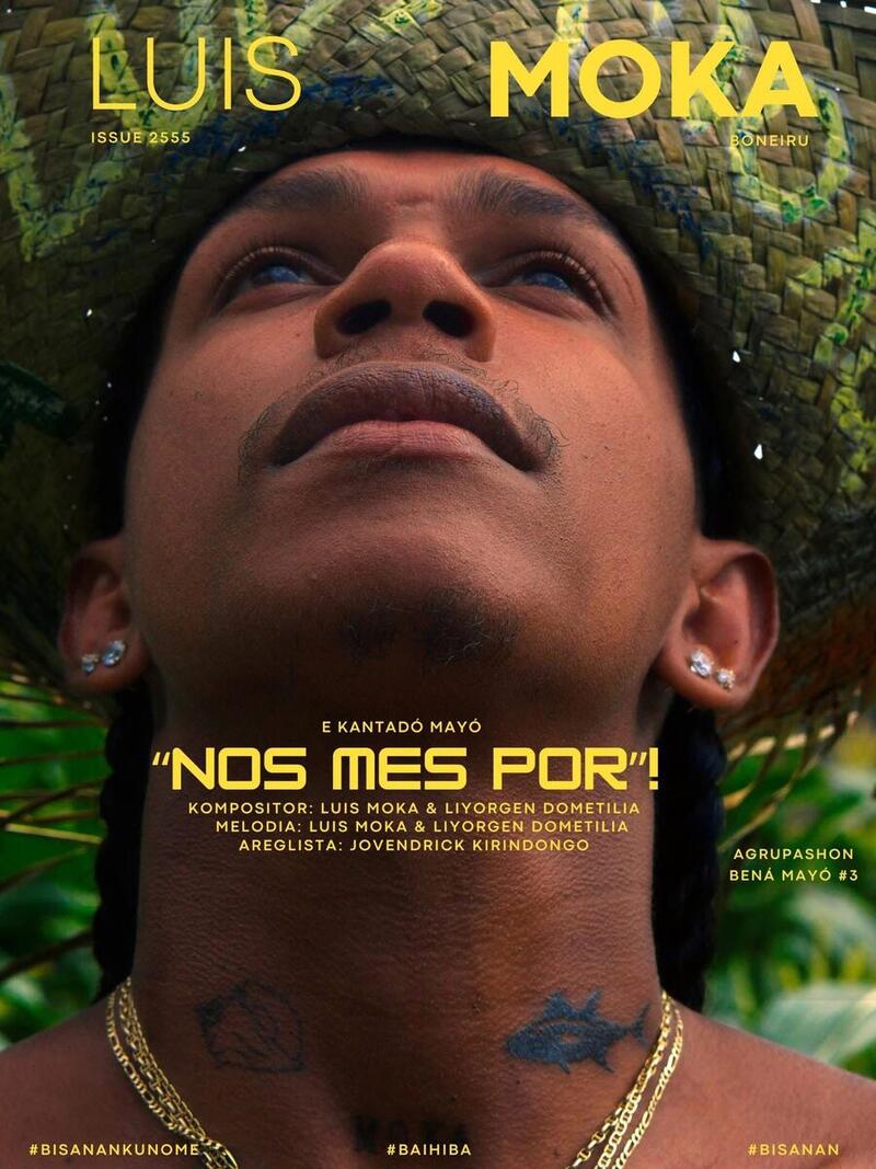 Artista Boneiriano Luis Moka den klasifikashon pa final di Kantadó Mayó na Kòrsou