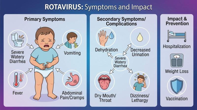 Oumento di kasonan di Rotavirus den mucha na Aruba